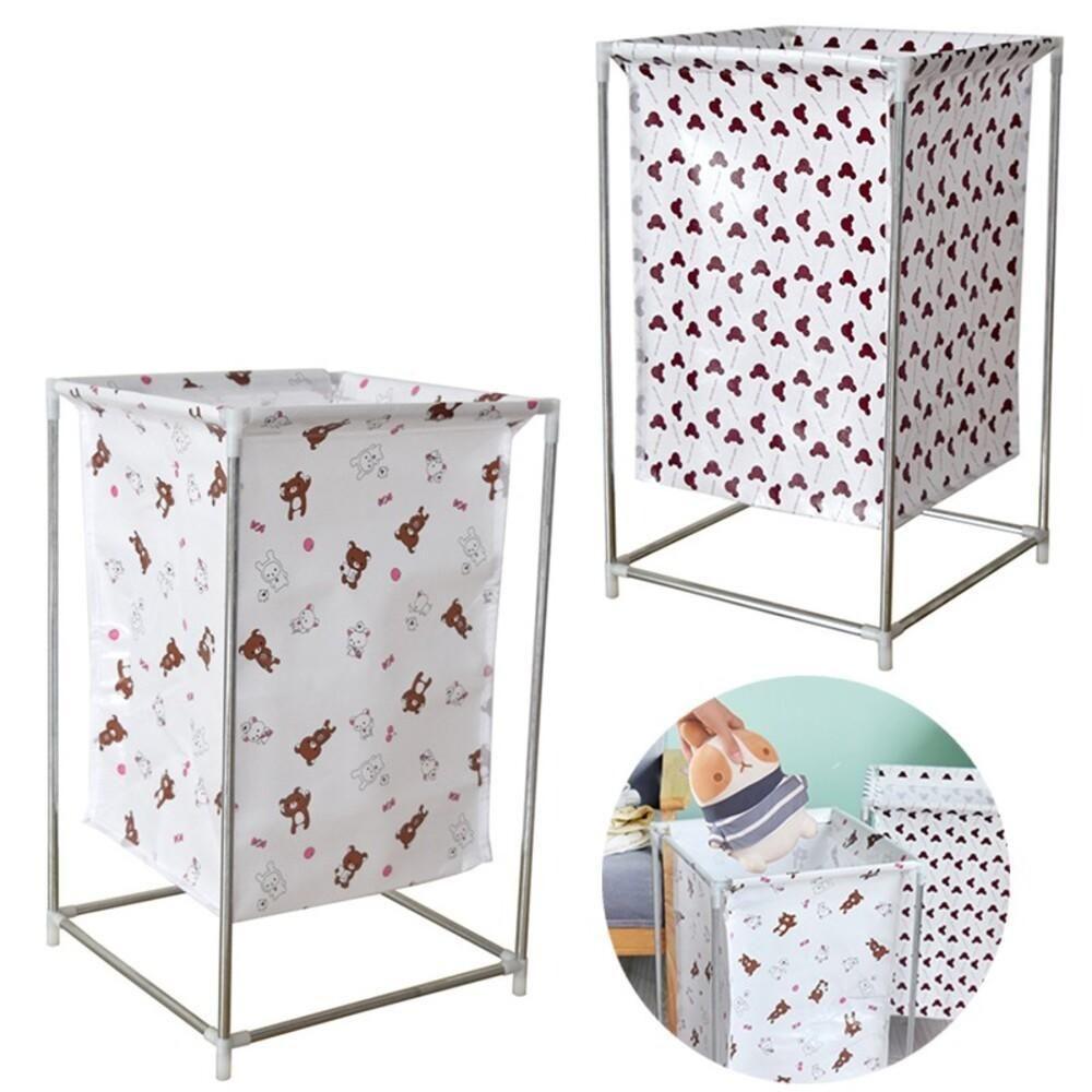 Cesto Roupa Suja Lavanderia Inox Desmontavel Portatil Quarto Organizador Brinquedos Roupeiro Impermeavel - 5