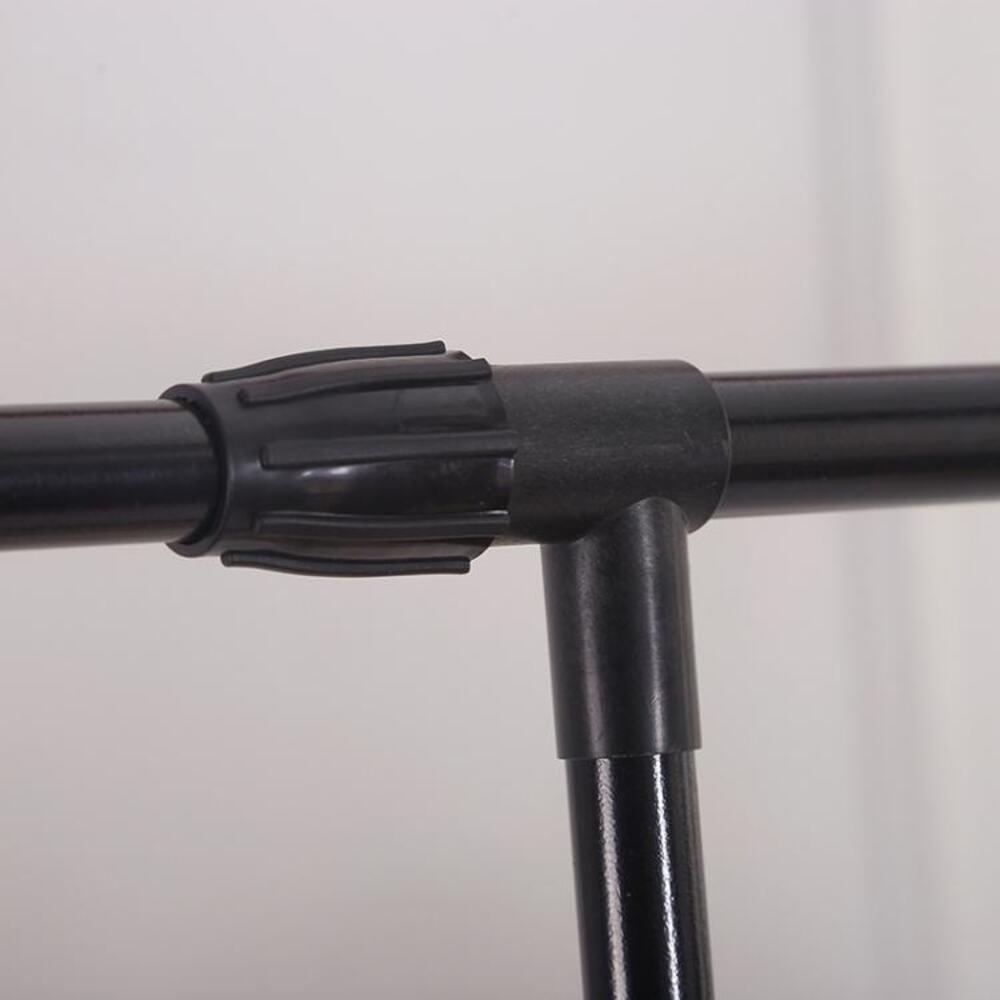 Cabideiro Arara De Roupa 2 Prateleiras Sapateira Organizador Varal Guarda Roupa Loja Quarto Luxo - 7