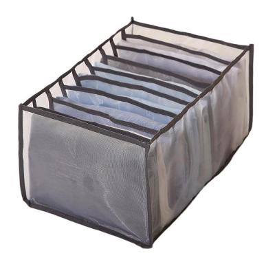 Organizador Gaveta Guarda Roupa Closet Porta Camiseta Jeans Dobravel 7 Divisorias Grande Otimize Seu Espaco Facilmente