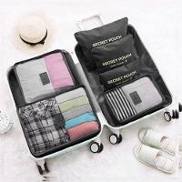 Organizador Mala Viagem Kit Completo 6 Pecas Necessaire Porta Guarda Roupas Sapatos Biquini Multiuso Ziper Luxo Praticid - 3