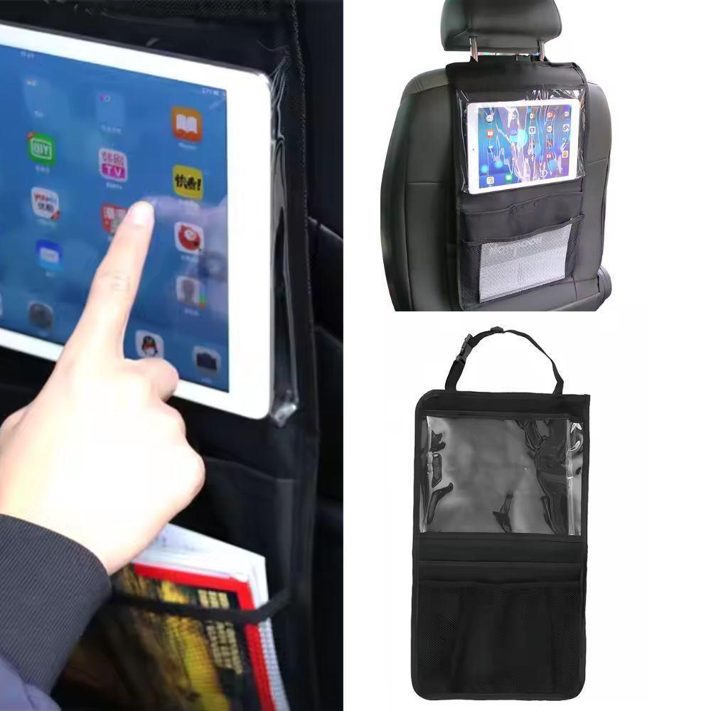 Organizador Carro Bebe Crianca Case Porta Tablet Celular Encosto Automotivo Suporte Treco Livros - 1