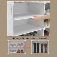 Sapateira Organizador Roupas Brinquedos Multifuncional Desmontavel Armario 4 Prateleiras Rosa Praticidade Total - 7