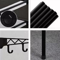 Arara Guarda Roupas Dobravel Cabideiro 6 Prateleiras Armario Sapateira Closet Organizador Portatil Ganchos - 6