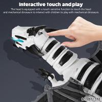 Dinossauro Robo Controle Remoto Gigante Dragao Solta Fumaca Interativo Som Luz Sensor Movimento Diversao Garantida - 5