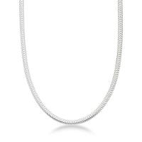 Colar Corrente Snake 3,1mm Prata 925 - 1