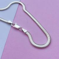 Colar Corrente Snake 3,1mm Prata 925 - 2