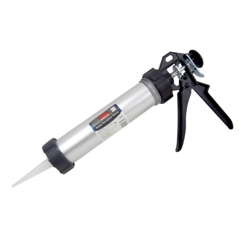 Aplicador Silicone Pu Aluminio Bomba Pistola Grande Engraxadeira Tubo Rejunte Alta Pressao Profissional Maior Eficiencia - 3