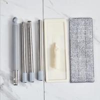 Mop Duplo Rodo Magico Vassoura Flat Balde Limpeza Piso Multiuso Esfregao Vertical Lava Seca Refil - 5