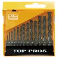 Jogo Brocas 13 Peças Com Estojo Aco Rapido Kit Perfuracao Metal Plastico Furadeira Parafusadeira Multitamanhos Profissio - 5