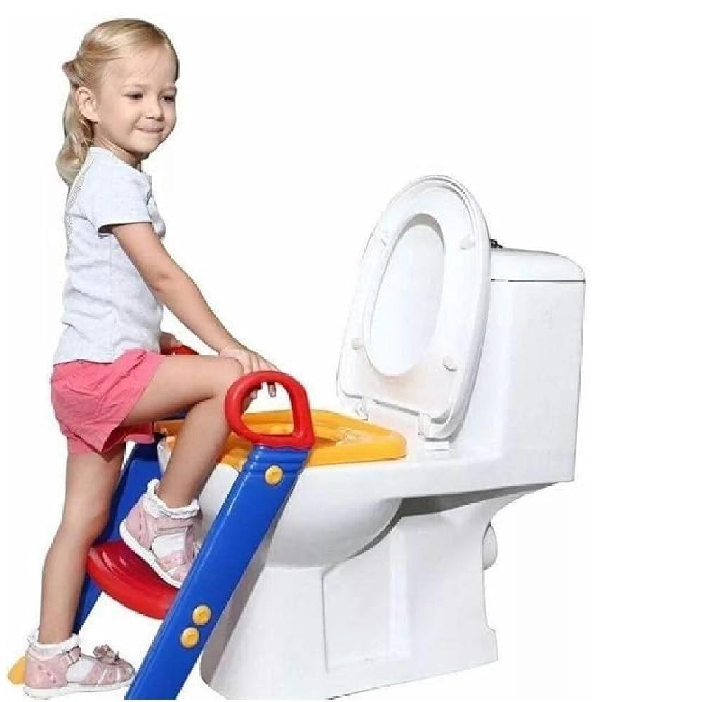Troninho Assento Infantil Redutor Vaso Sanitario Escada Sapinho Bebe Pinico Ajustavel Desfralde Alca Menina Menino Apren - 3