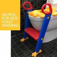 Troninho Assento Infantil Redutor Vaso Sanitario Escada Sapinho Bebe Pinico Ajustavel Desfralde Alca Menina Menino Apren - 5