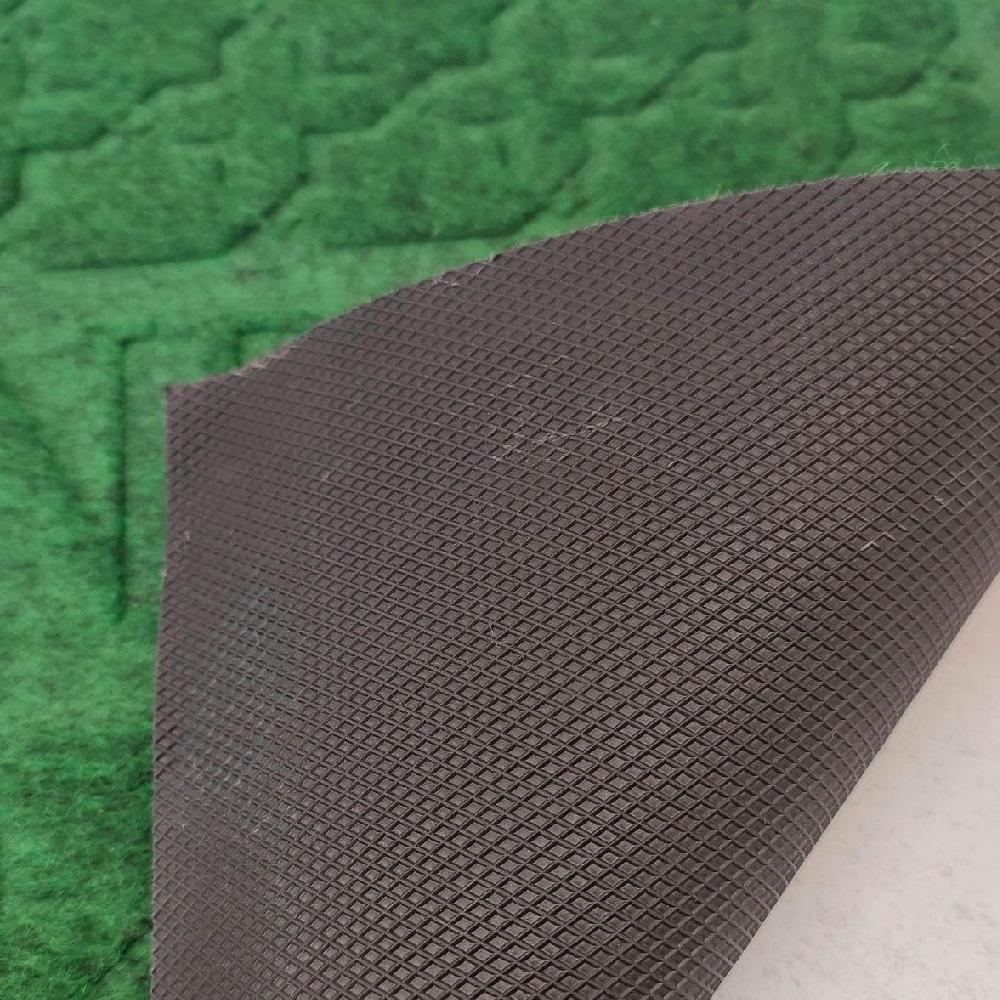 Capacho Emborrachado Aveludado Entrada Portas De Loja Apartamento Tapete Pvc Bem Vindo Verde - 5