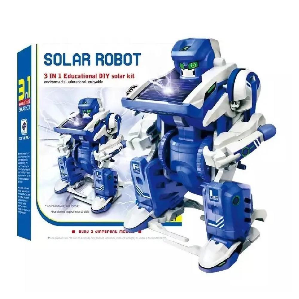 Kit Robo Solar 3 Em 1 Educacional Robotica Brinquedo De Montar Kit Completo Eletronica Tanque Caminhao Escorpiao - 4
