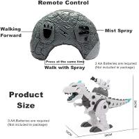 Dinossauro Controle Remoto Robo Projetor Missil Monta Desmonta Dragao Nevoa Fumaca Interativo - 6