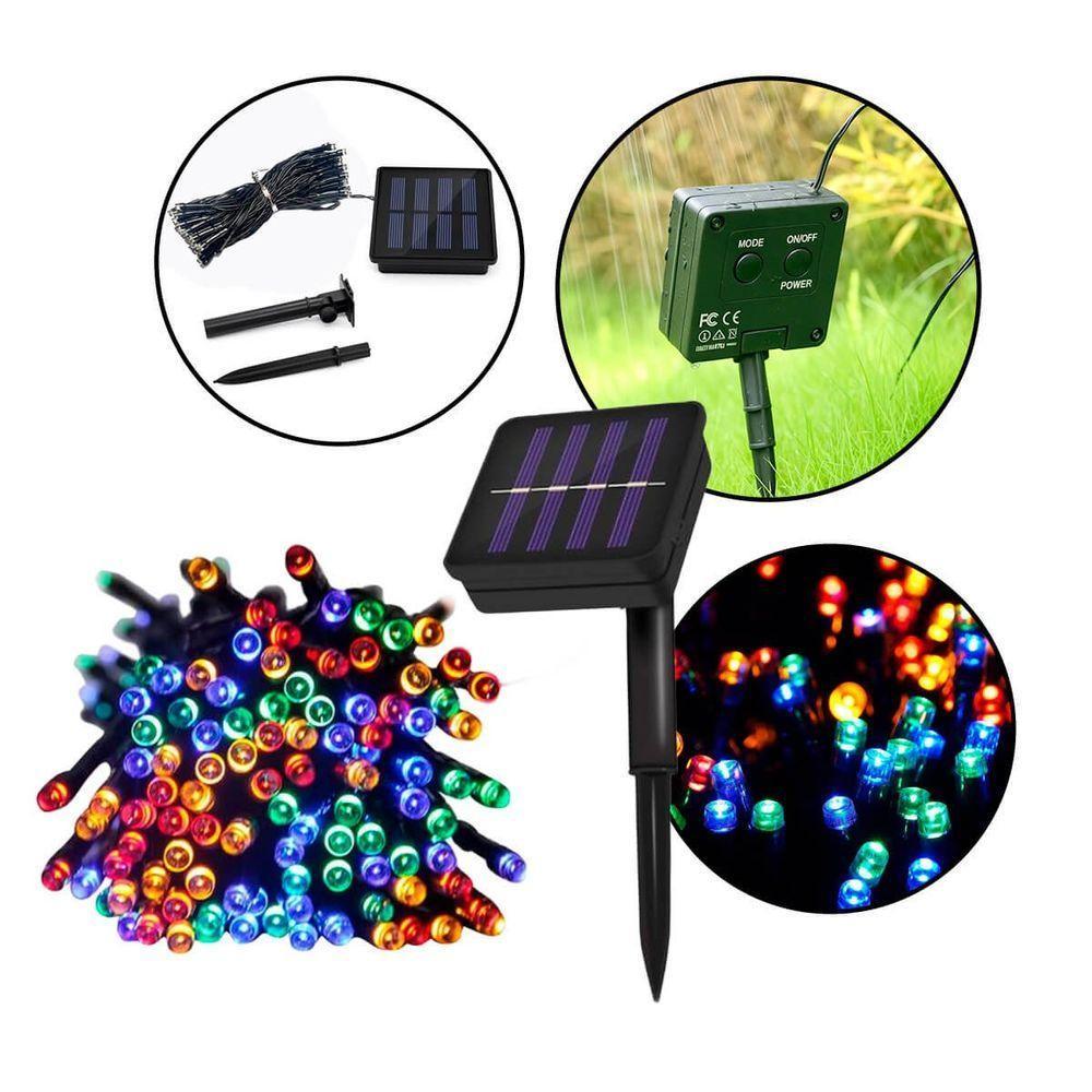 Pisca Pisca Cordão Led Solar Decorativo 10m 100 Lâmpadas - 1