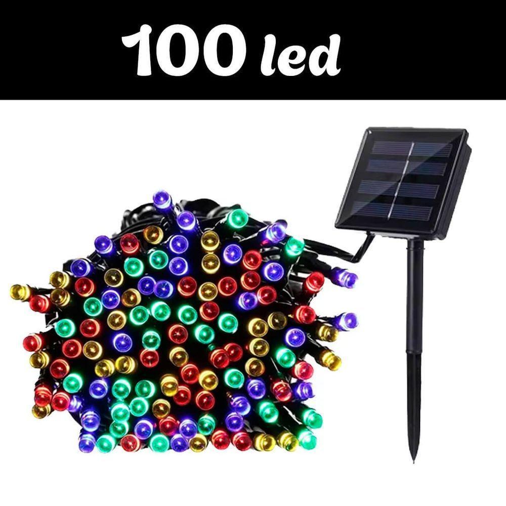 Pisca Pisca Cordão Led Solar Decorativo 10m 100 Lâmpadas - 2