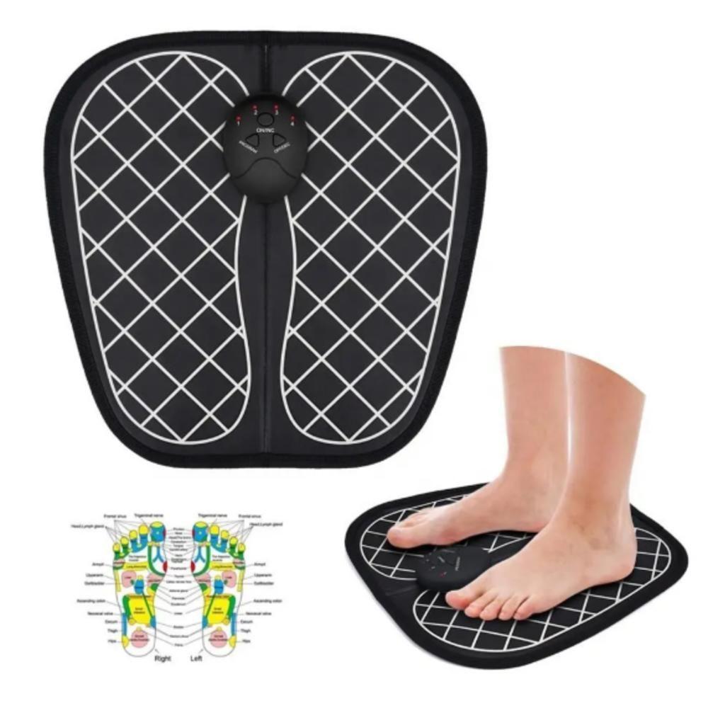 Massageador Pes Eletrico Shiatsu Magnetico Tapete Estimulador Foot Massager Pernas Relaxamento Muscular Portatil Alivio - 4