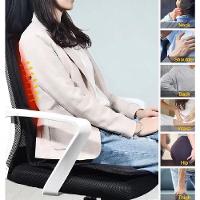 Assento Massageador Aquecido Lombar Pescoco Almofada Cadeira Massagem Shiatsu Banco Carro Escritorio Poltrona - 2