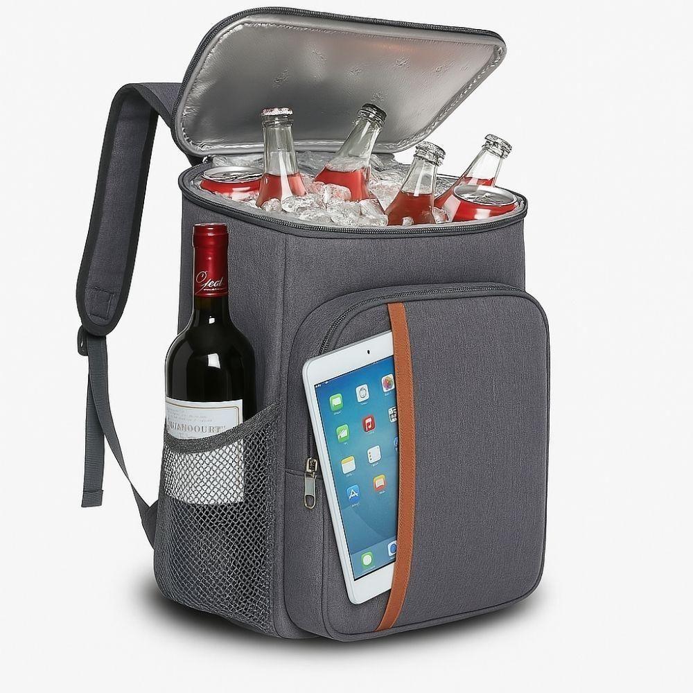 Mochila Termica Bolsa Cooler 18 Litros Freezer Vinho Cerveja Caixa Impermeavel Lancheira Praia Camping Esportes Trilha - 2