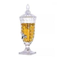 Suqueira Grande Para Bebidas Casamento Festa Cristal 3 Litros Dispenser Vidro Agua Beleza E Funcionalidade Juntas - 2