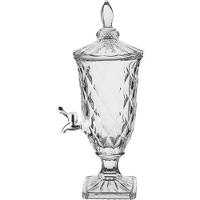 Suqueira Grande Para Bebidas Casamento Festa Cristal 3 Litros Dispenser Vidro Agua Beleza E Funcionalidade Juntas - 3