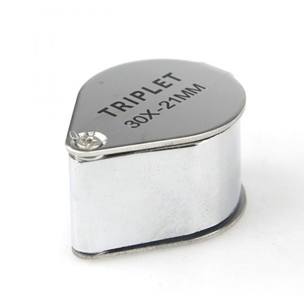 Lupa Profissional De Mao Bolso Articulada 30x21mm Joalheria Relojoeiro Ourives Eletronica Zoom Geologia Versatilidade Ab - 2