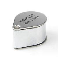 Lupa Profissional De Mao Bolso Articulada 30x21mm Joalheria Relojoeiro Ourives Eletronica Zoom Geologia Versatilidade Ab - 2