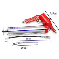 Engraxadeira Pneumatica Bomba Graxa Lubrificador Acessorios Mangueira Flexivel Lubrificacao Precisa E Rapida - 7