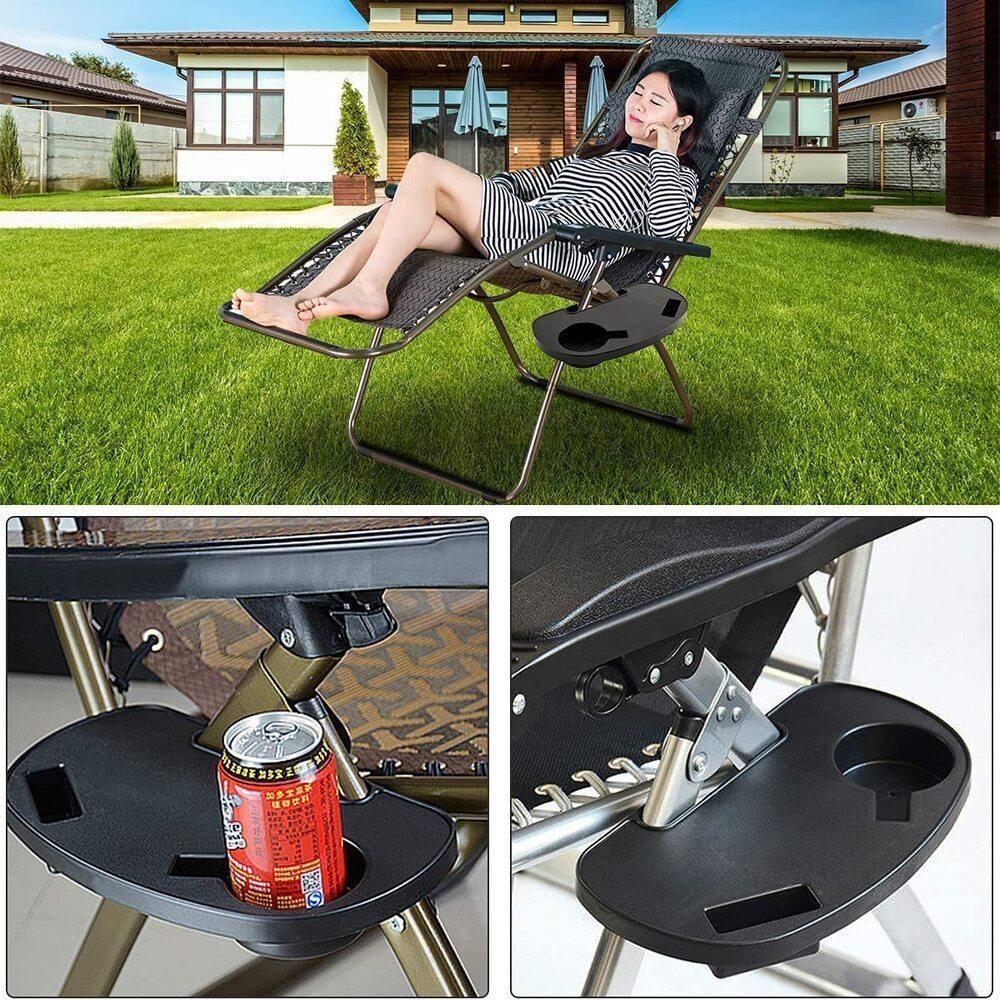 Mesinha Porta Celular E Bebidas Cadeira Praia Portatil Mesa Porta Lata Copo Cerveja Stanley Para Momentos De Relaxamento - 3