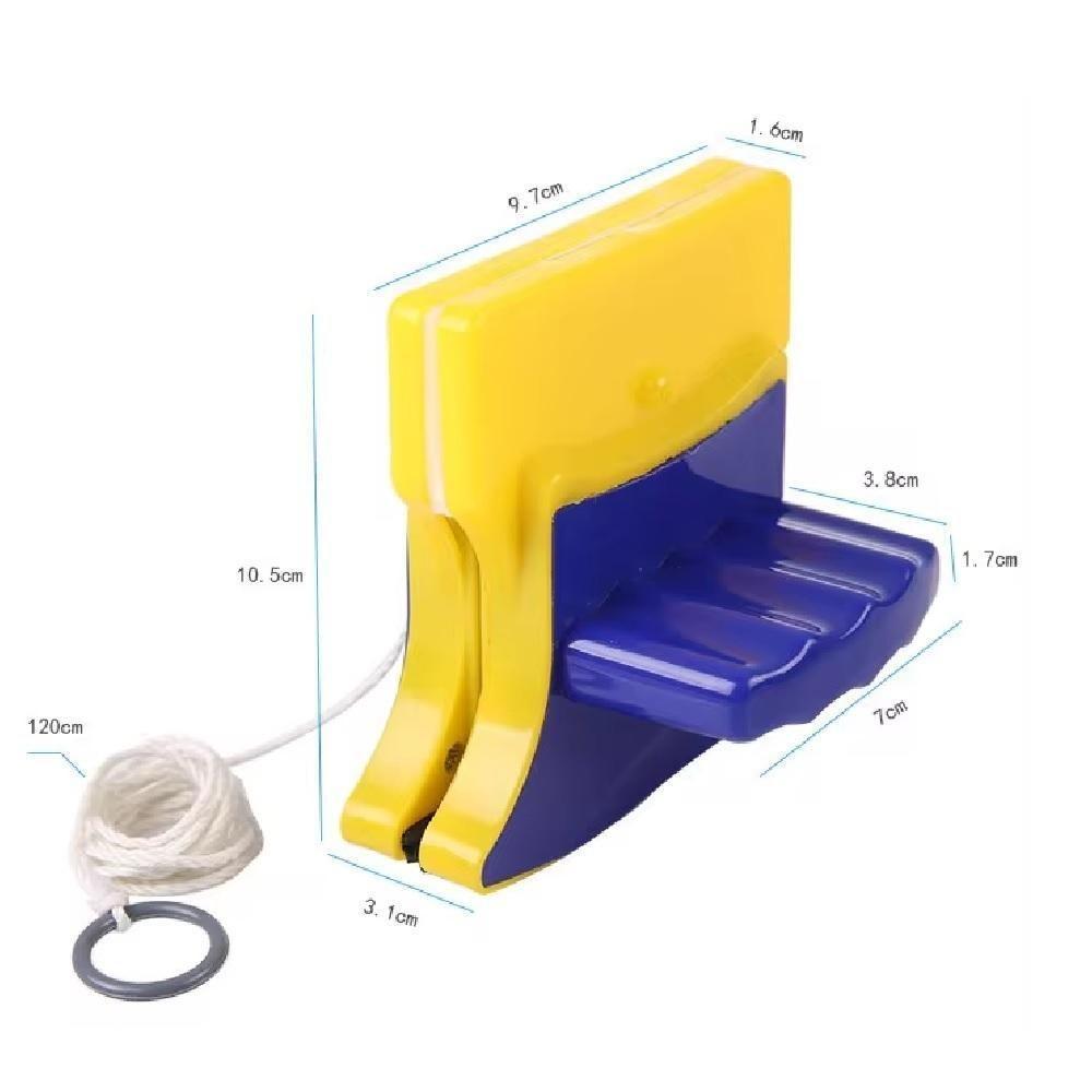 Limpador Magnetico Vidros Aquario Janela Dupla Face Ima Feltro Extra Limpeza Rapida E Sem Esforco - 7