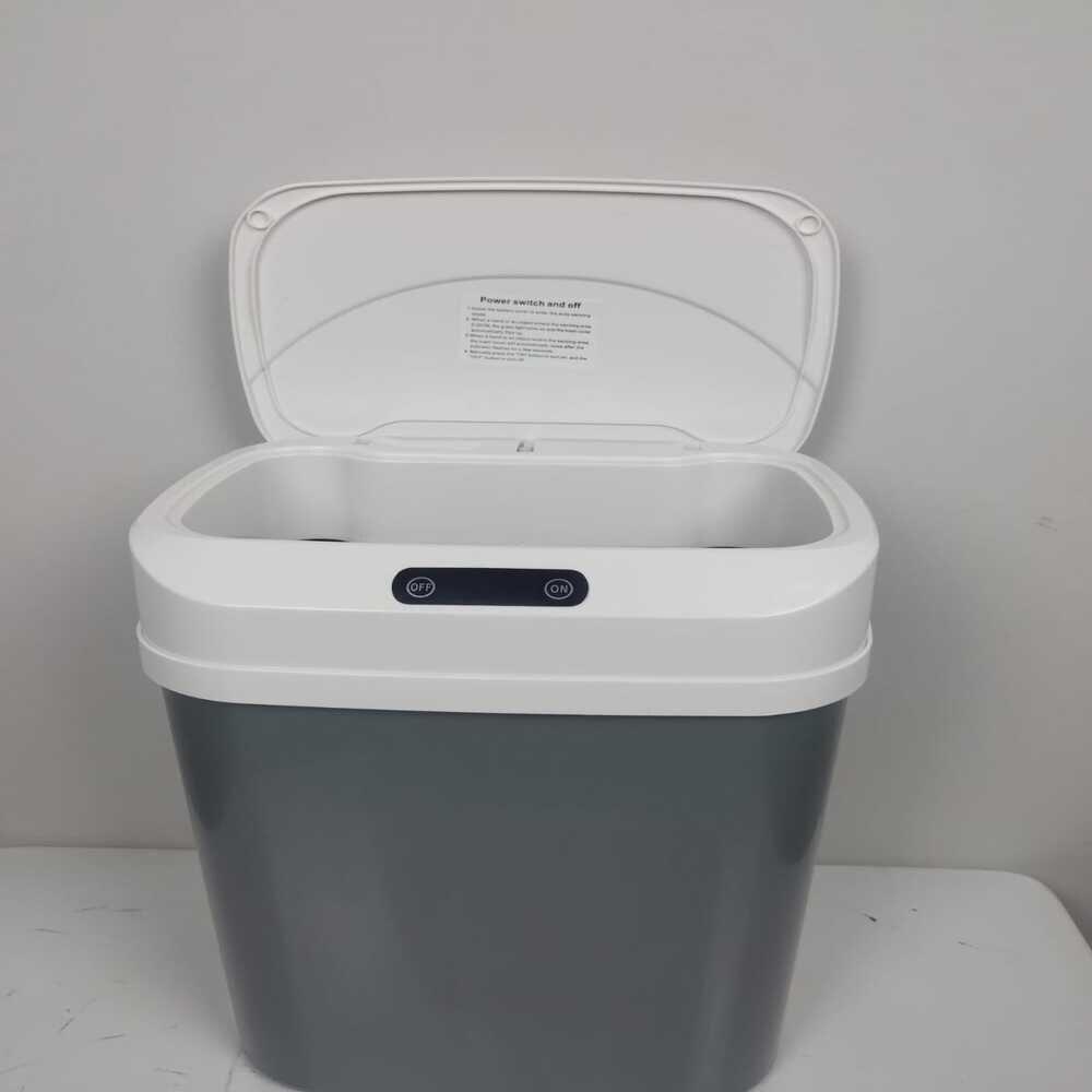 Lixeira Automatica Inteligente 17,5l Sensor Luxo Cozinha Banheiro Praticidade E Higiene Total Para Sua Casa - 2