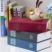 Cofre Camuflado Com Chave Livro Secreto Falso Porta Joias Dinheiro Documentos Metal Estante Seguranca Com Discrição - 6