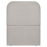 Cabeceira Solteiro 90 Cm Com Frame Alana Linho Cinza Artte Cinza - 6