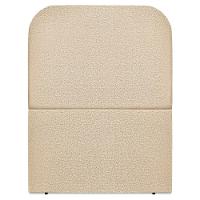Cabeceira Solteiro 90 Cm Com Frame Alana Linho Bege Artte Bege - 9