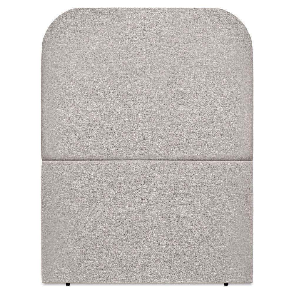 Cabeceira Solteiro 100 Cm Com Frame Alana Linho Cinza Artte Cinza - 6