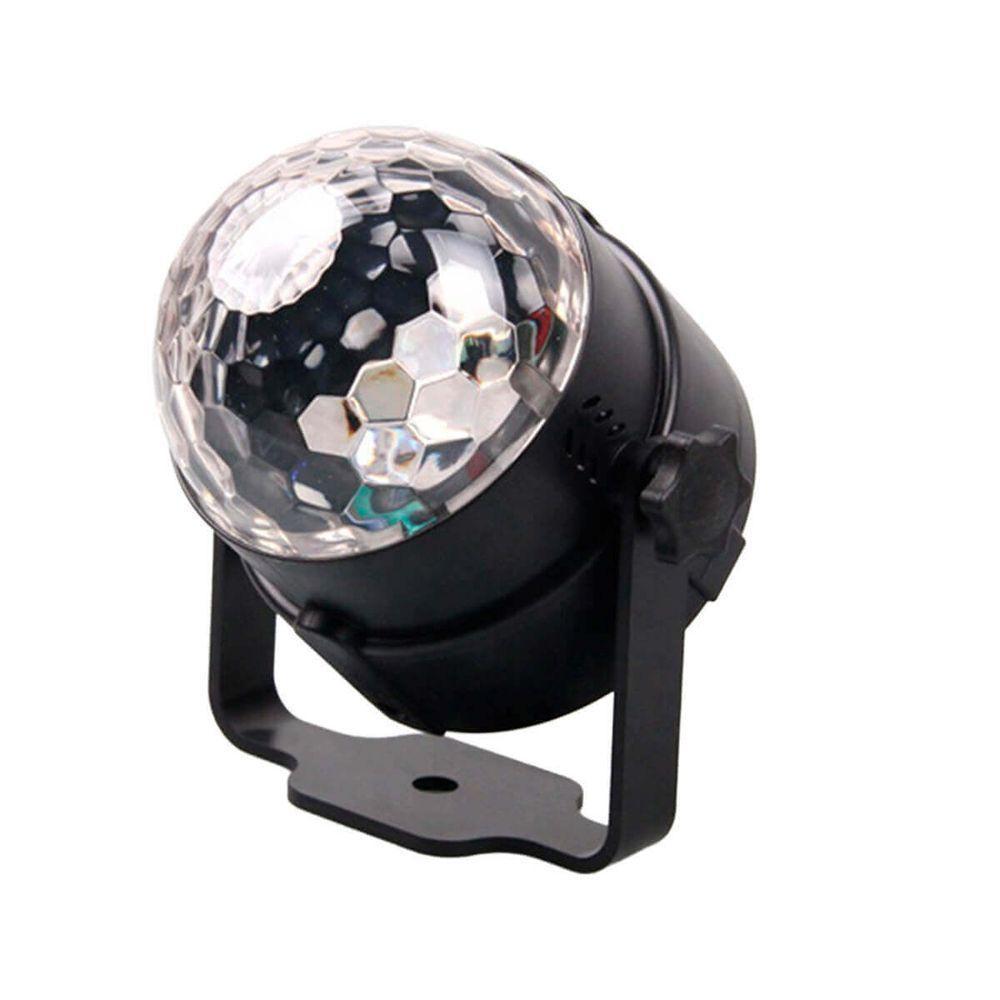 Mini Globo Bola Maluca Led Magic Cristal Rgb Para Festas - 6