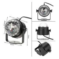 Mini Globo Bola Maluca Led Magic Cristal Rgb Para Festas