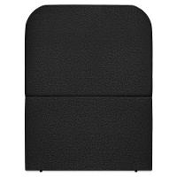 Cabeceira Solteiro 100 Cm Com Frame Alana Linho Preto Artte Preto - 6