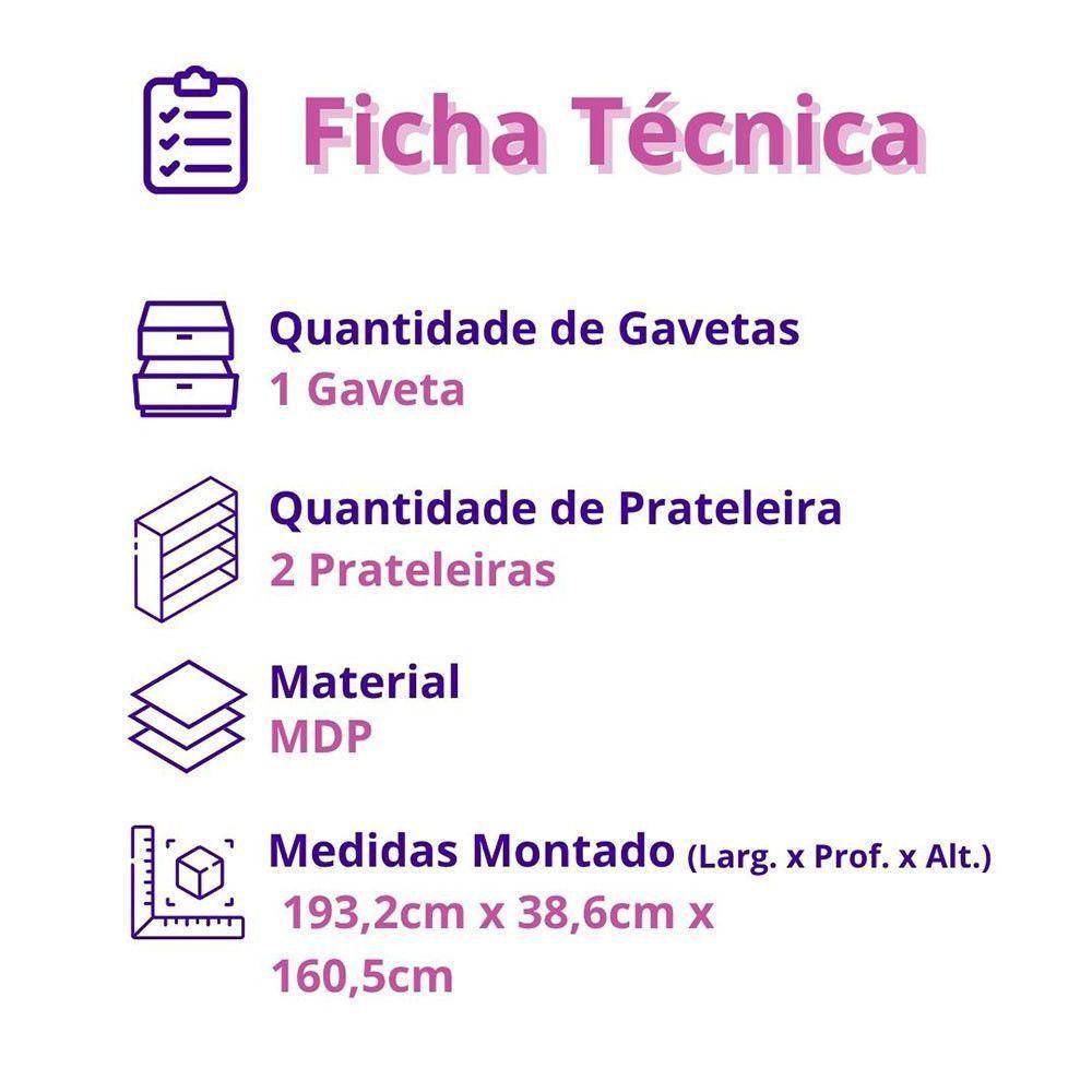 Cozinha Compacta Aura 8 Portas Com Nicho Integrado Cinamomo/off White - 6