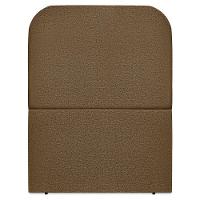 Cabeceira Solteiro 100 Cm Com Frame Alana Linho Marrom Artte Marrom - 7