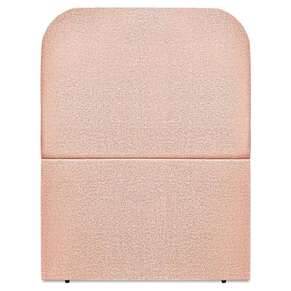 Cabeceira Solteiro 90 Cm Com Frame Alana Linho Rose Artte Rose - 6