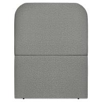 Cabeceira Solteiro 90 Cm Com Frame Alana Linho Cinza Escuro Artte Cinza Escuro - 6