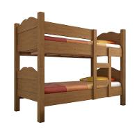 Beliche Reforçada Madrid Grades De Proteção E Cama Removível - Amêndoa Com 2 Colchões - 5