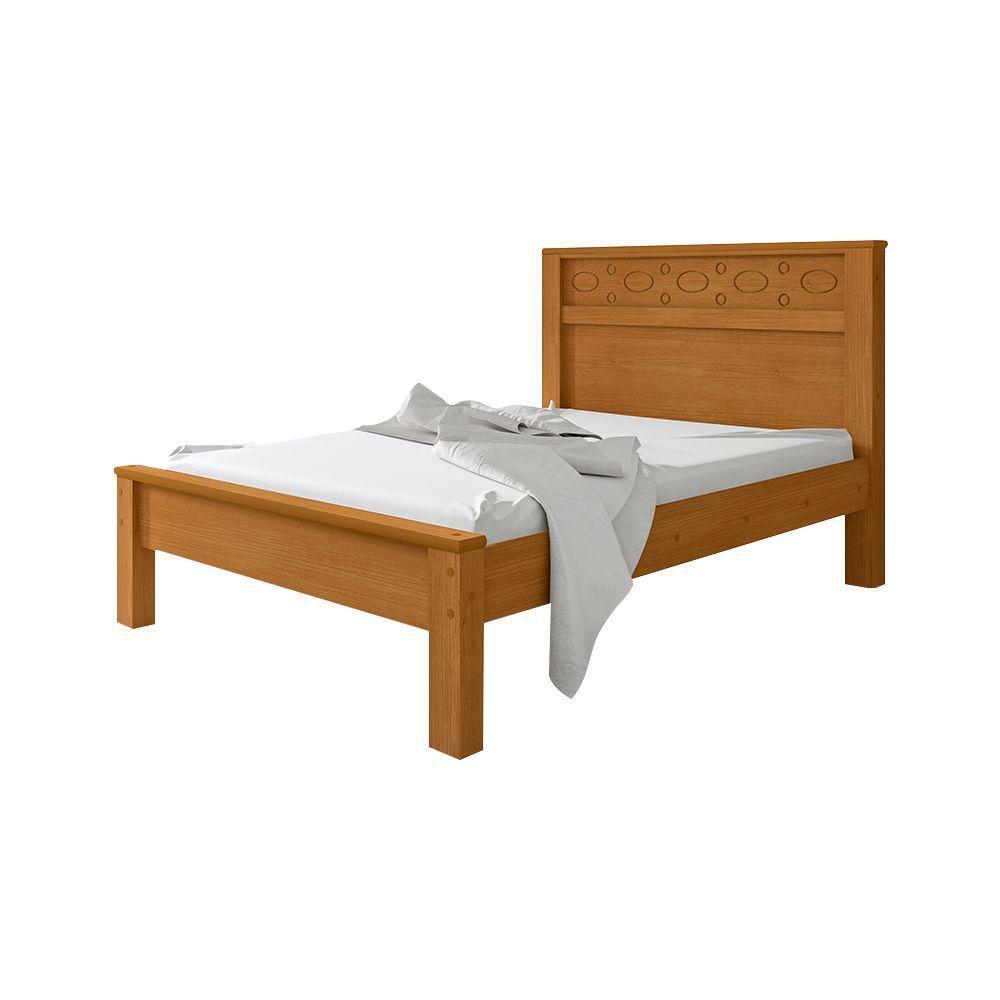 Cama Casal Reforçada Em Mdf Las Vegas - Nature - 2