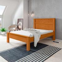 Cama Casal Reforçada Em Mdf Las Vegas - Nature - 1