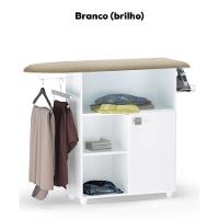 Tabua De Passar Roupa Mariana Com Balcao Branco Reajl Moveis Branco - 7