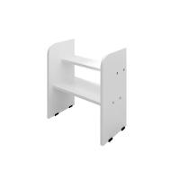 Cama Solteiro Com 2 Baus Organizador E Escada Mdf Luna Plus Branco - 5