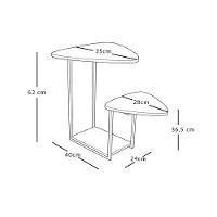 Mesal Lateral Cibele Tampo Esfiha Ferro Preto Tampo Freijó - 4