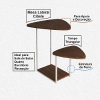 Mesal Lateral Cibele Tampo Esfiha Ferro Branco Tampo Amêndoa - 2