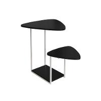 Mesal Lateral Cibele Tampo Esfiha Ferro Branco Tampo Preto - 3